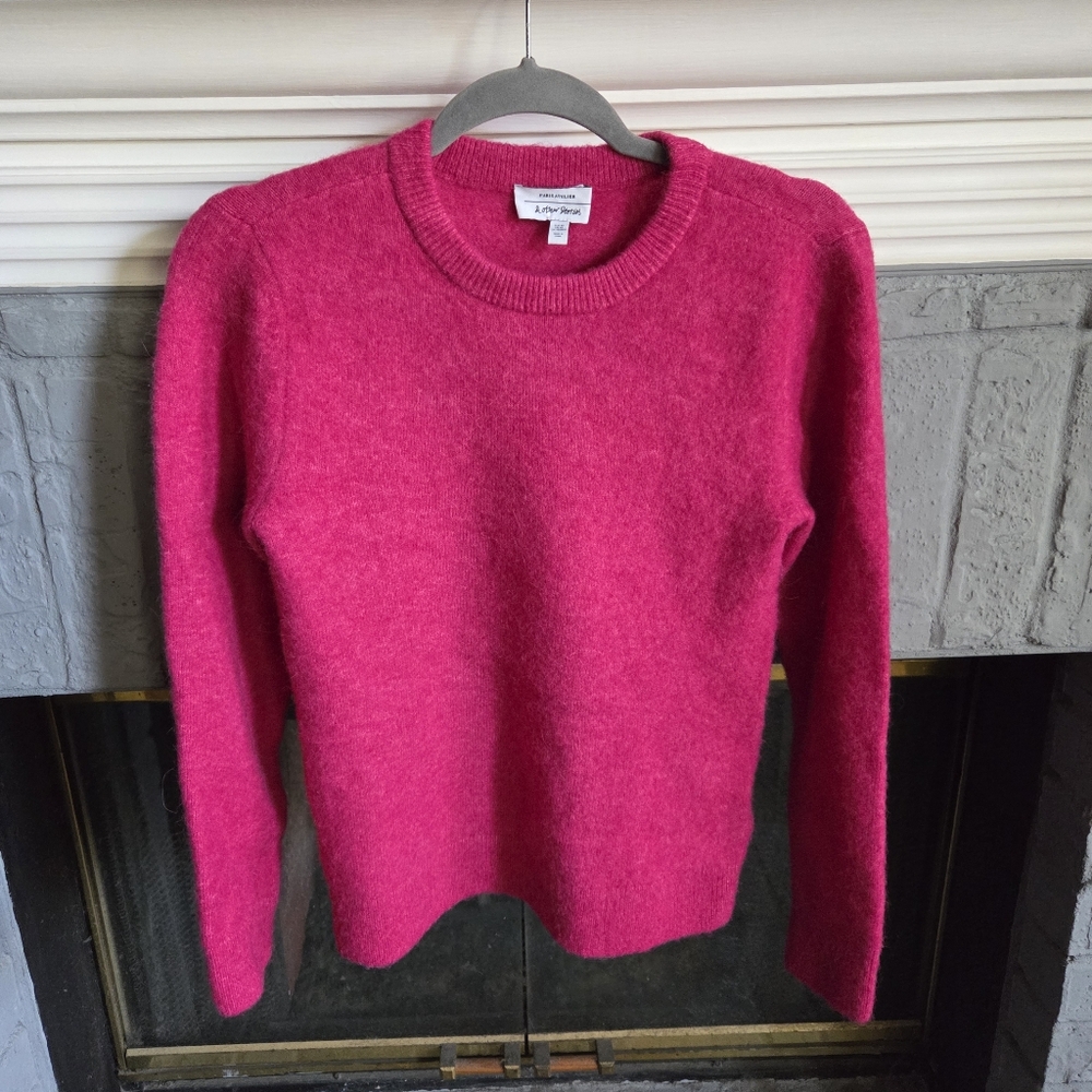 &Other Stories Pink Alpaca Wool Blend Sweater – Used, Excellent Condition